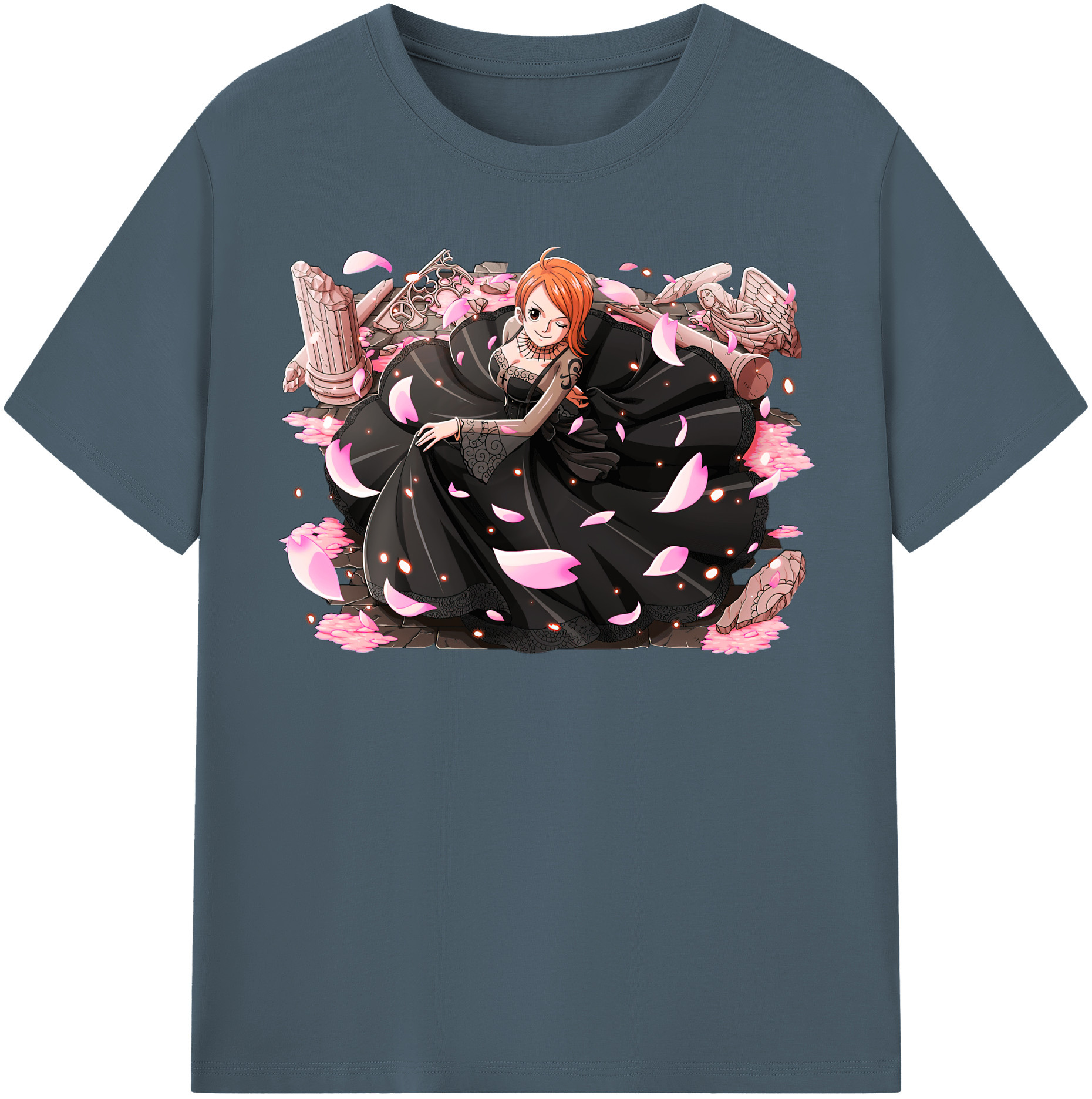 ワンピース ナミ ONE PIECE Nami 綿100％半袖Tシャツ（フロントプリント）
